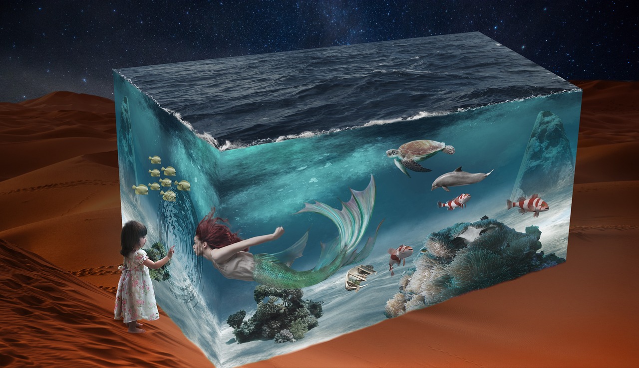 海洋奇幻之旅，魚與動(dòng)漫的夢(mèng)幻交融